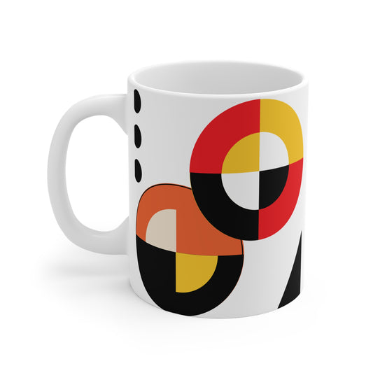 Interlocking Circle Ceramic Mug