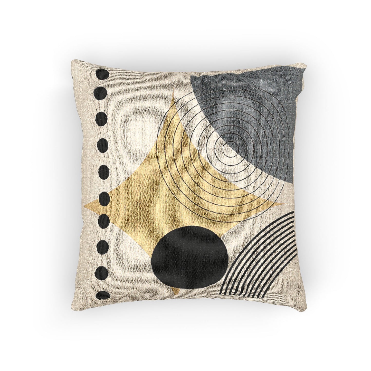 Modern Geometric Woven Pillow - Boho Decor for Cozy Living Spaces