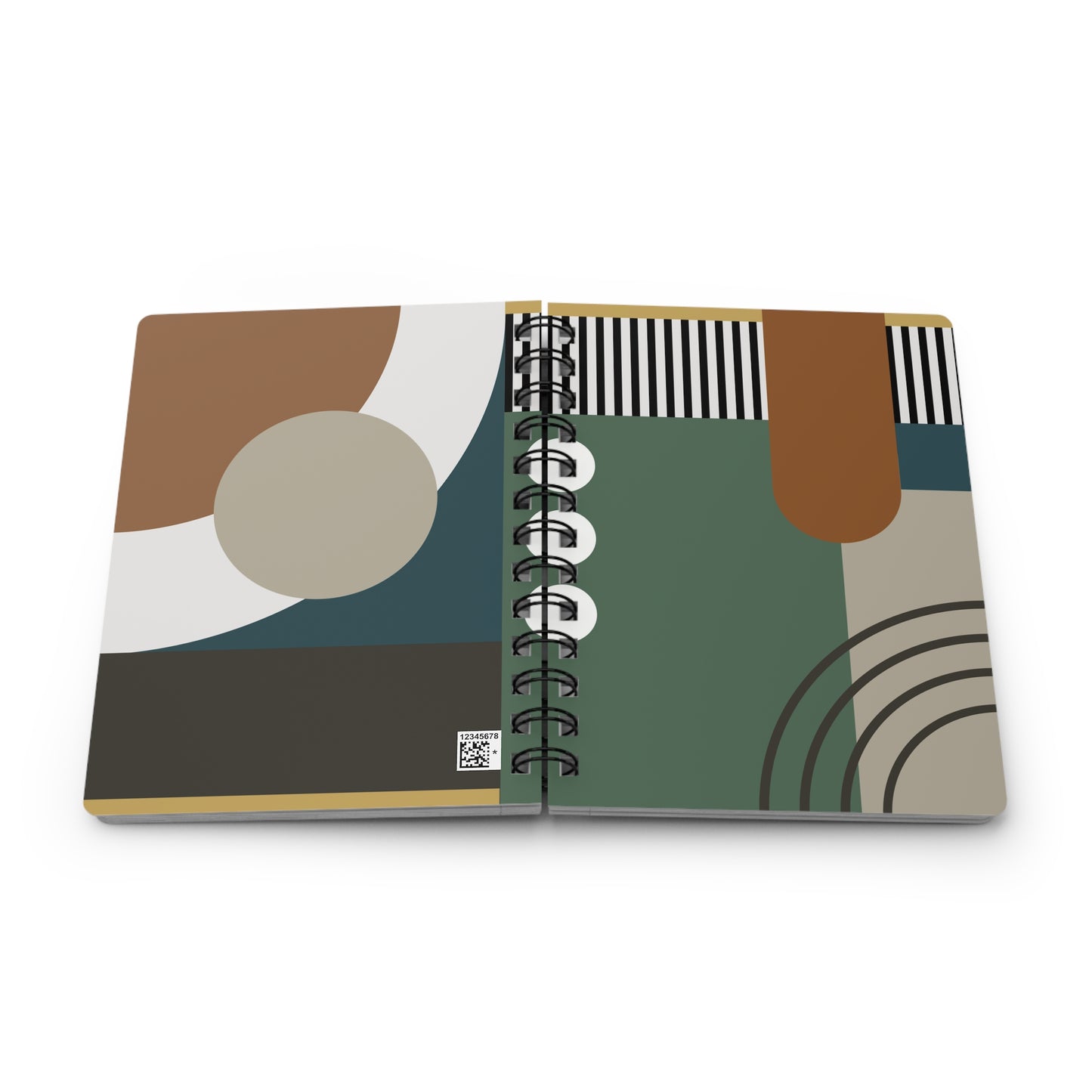 Abstract Bauhaus Style Stationery | Earthy Modern Geometric Design