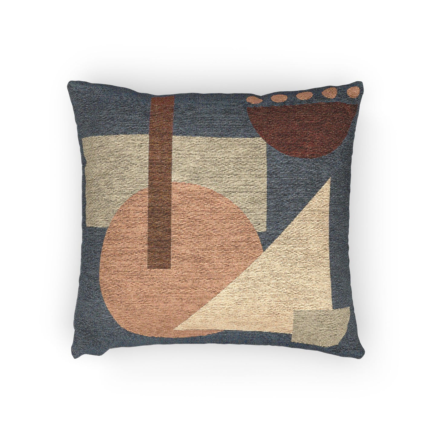 Orbital Layers Throw Pillow – Earth & Citrus Geometry