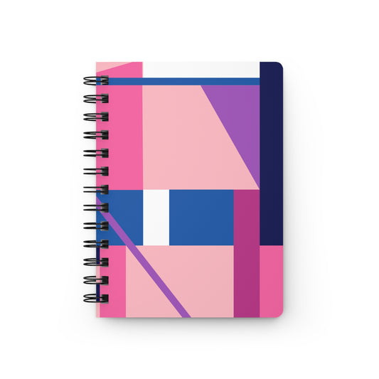 Prism Dreams: Abstract Spiral Notebook