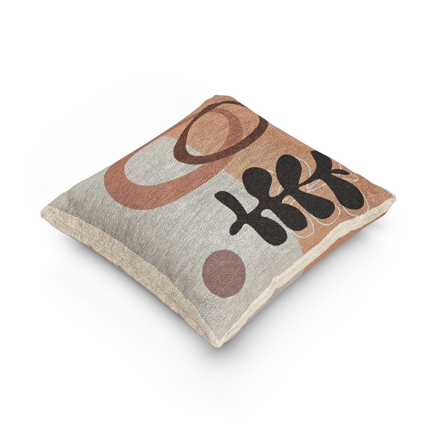 “Drift & Root” – Abstract Art Pillow Cover