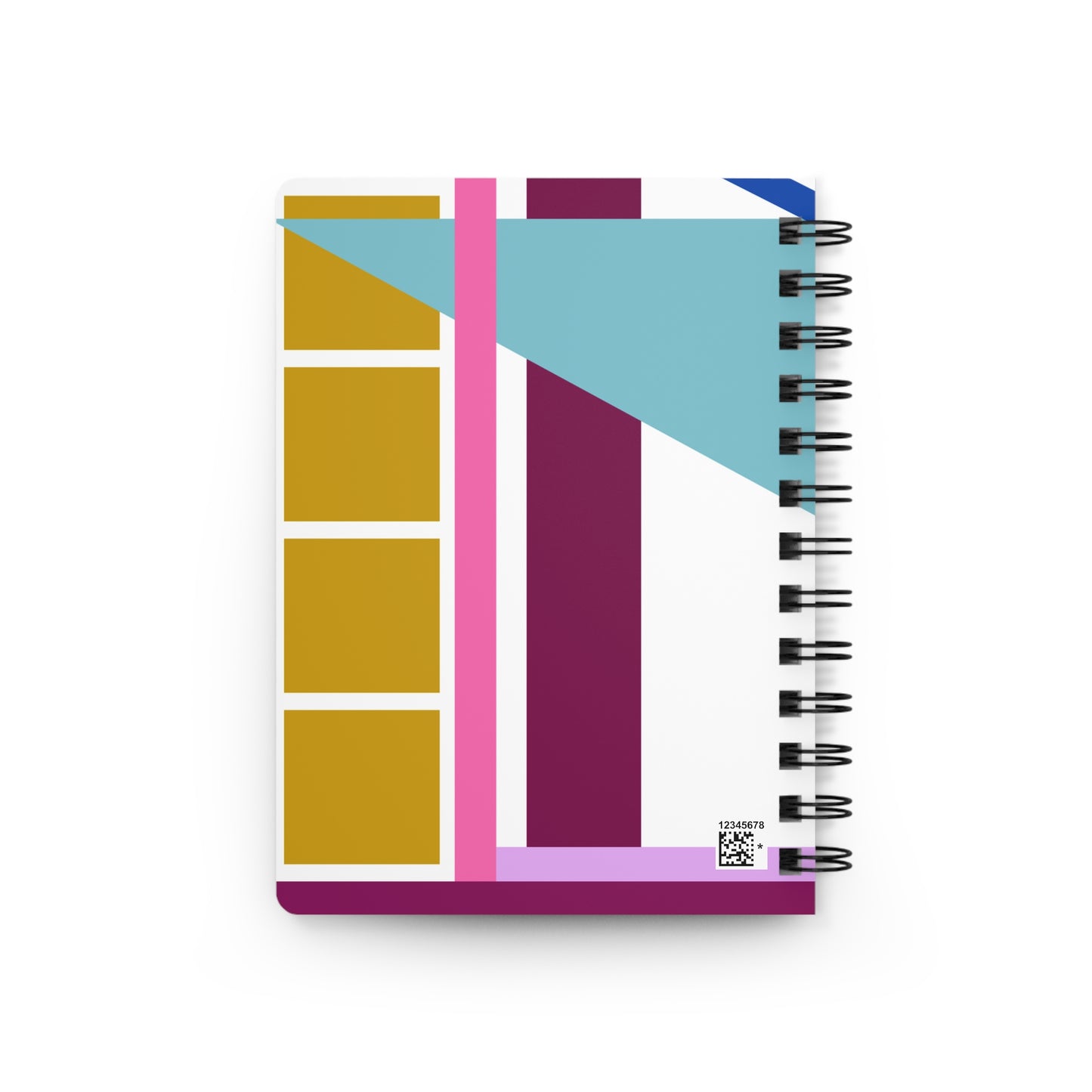 Chromatic Grid Spiral Notebook