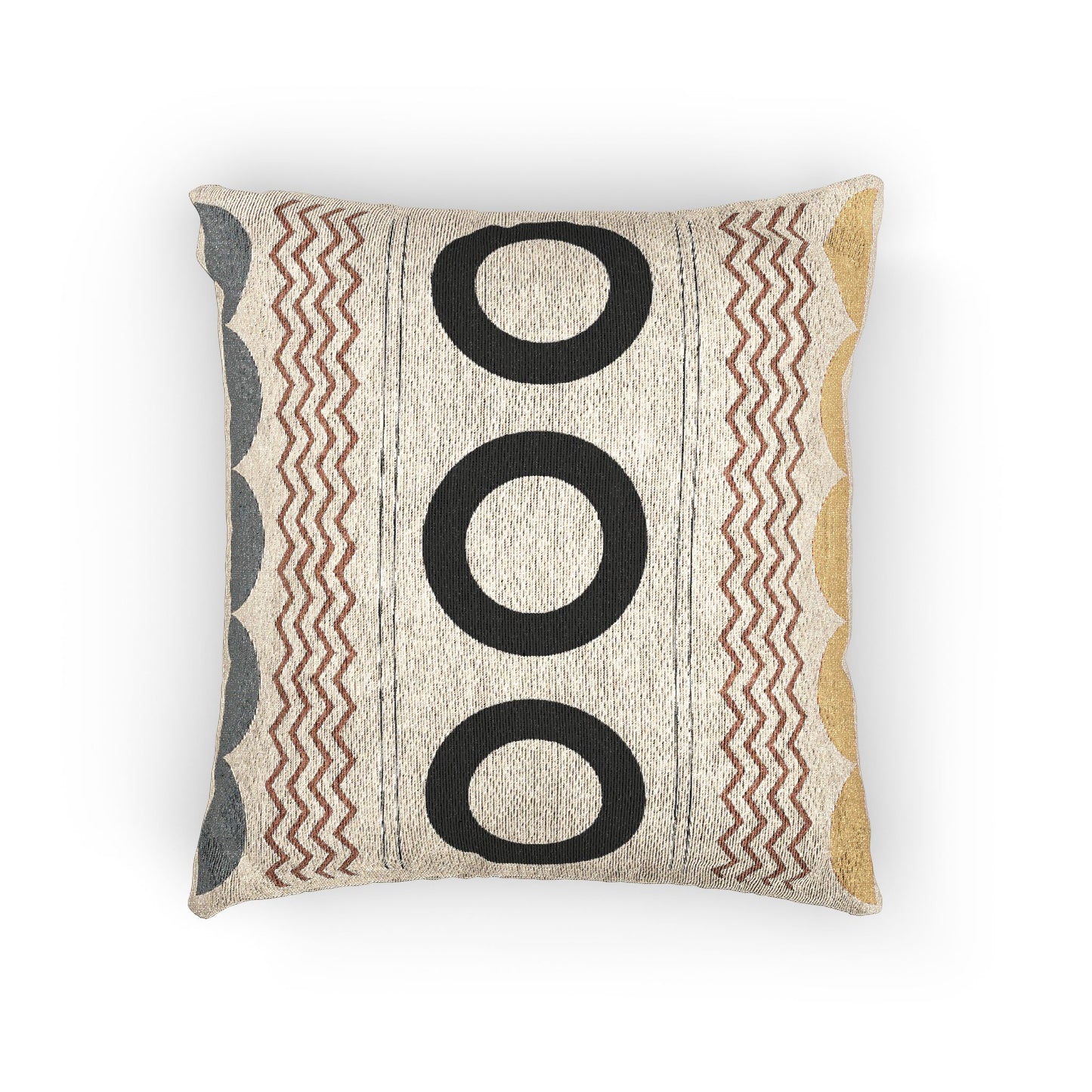 Deco Luxe – Geometric Woven Throw Pillow