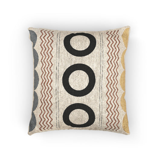Deco Luxe – Geometric Woven Throw Pillow