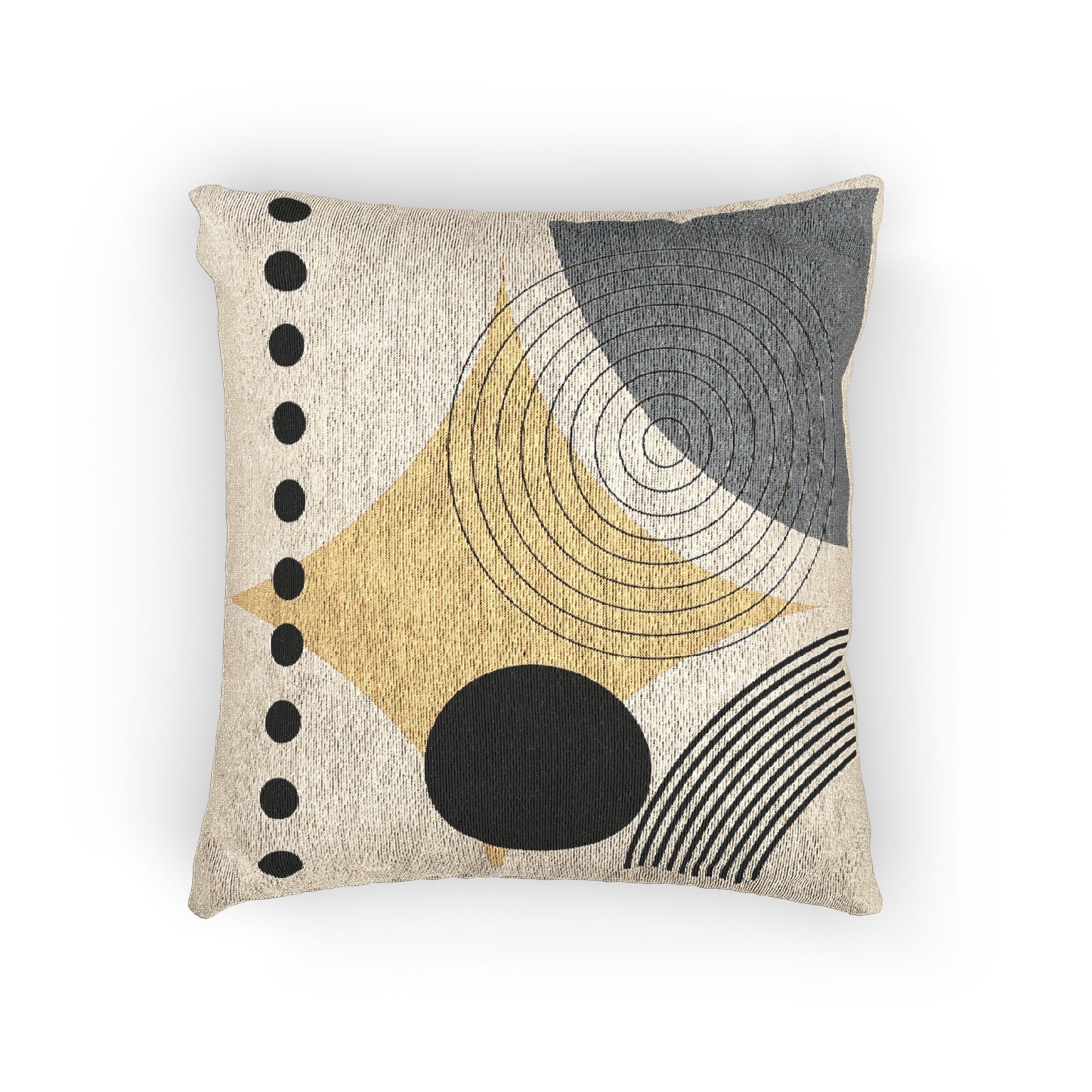 Modern Geometric Woven Pillow - Boho Decor for Cozy Living Spaces