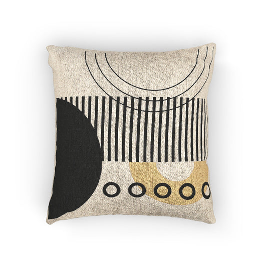 Modern Geometric Woven Pillow - Boho Decor for Cozy Living Spaces