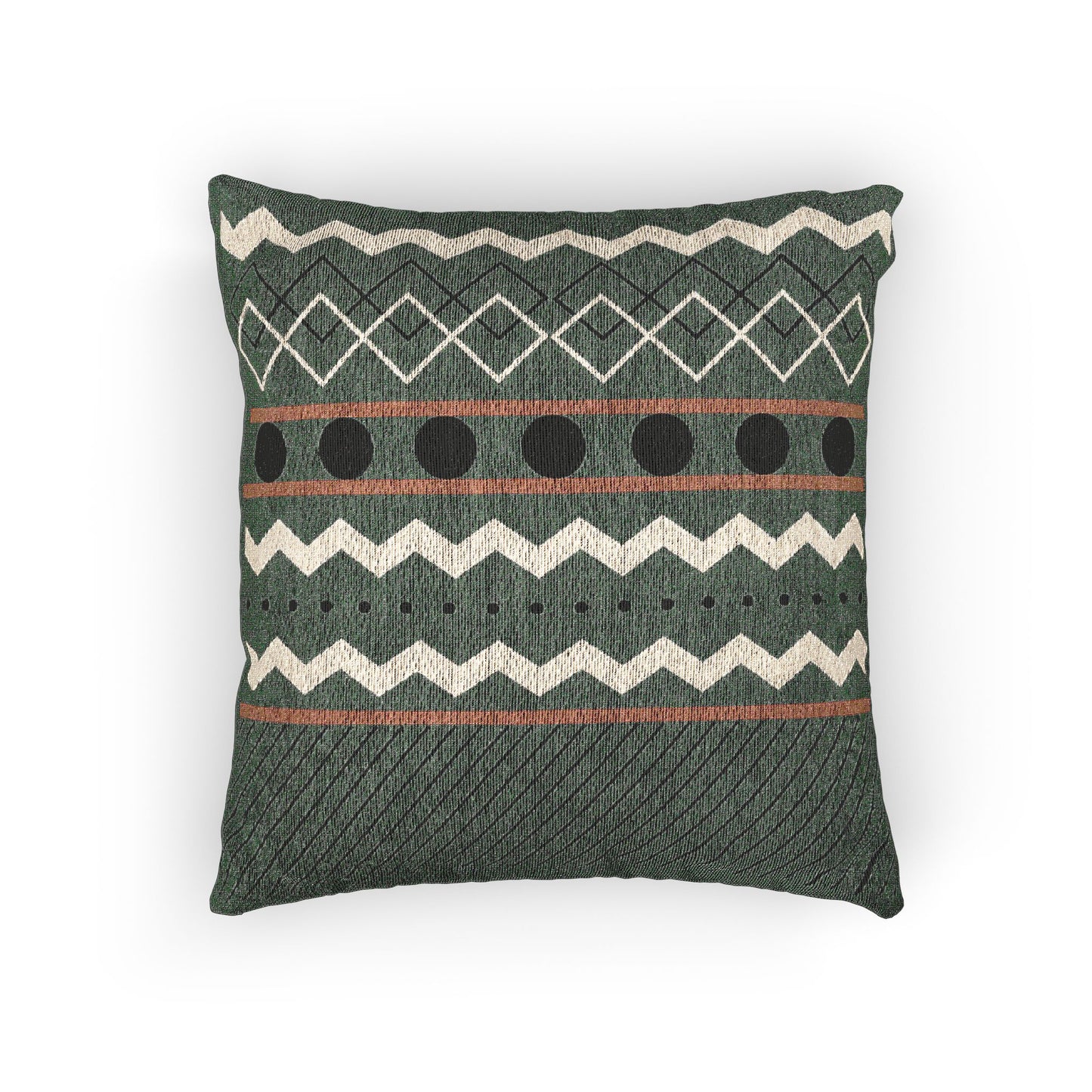 Tribal Geometric Pattern - Throw Pillow
