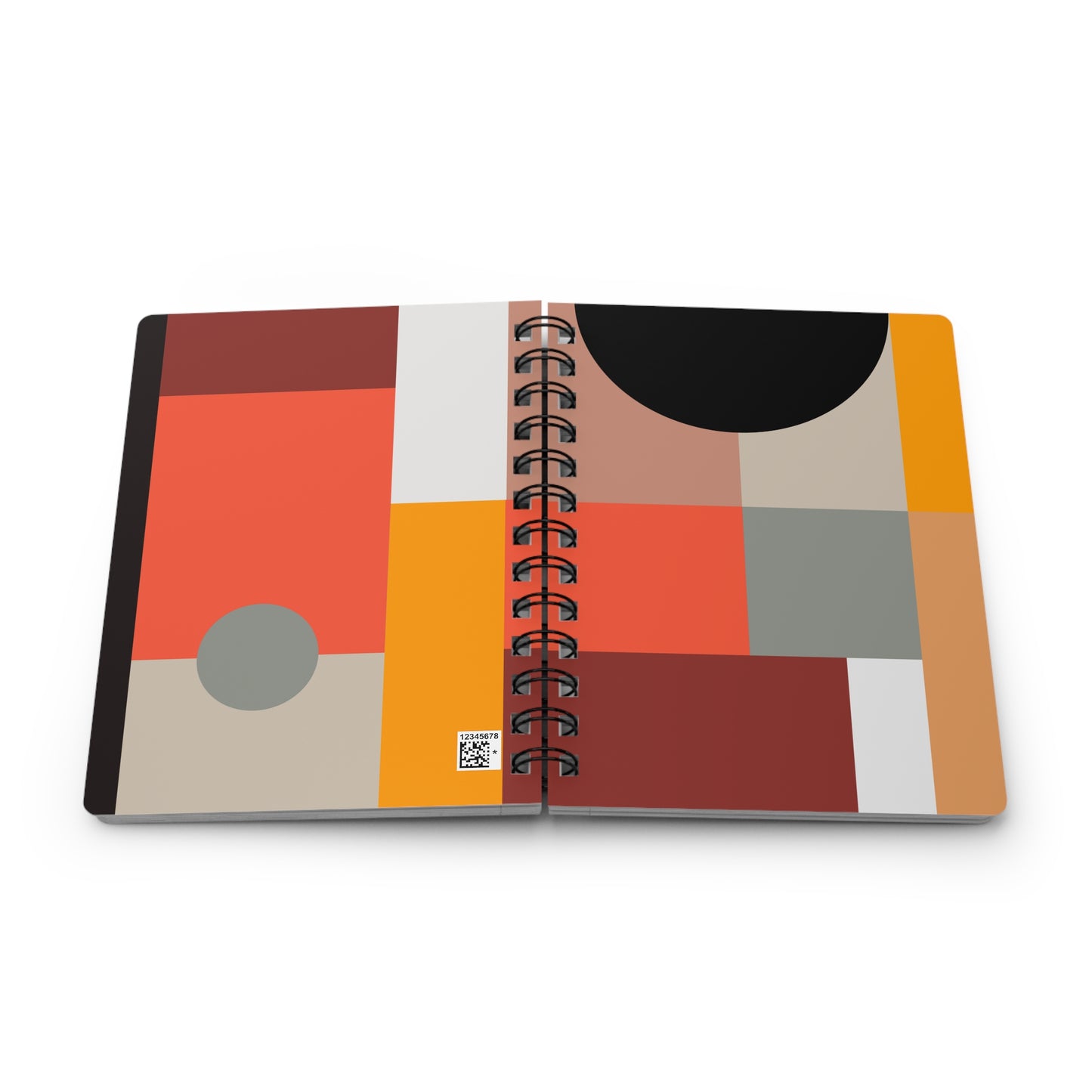 Abstract Horizons Spiral Notebook