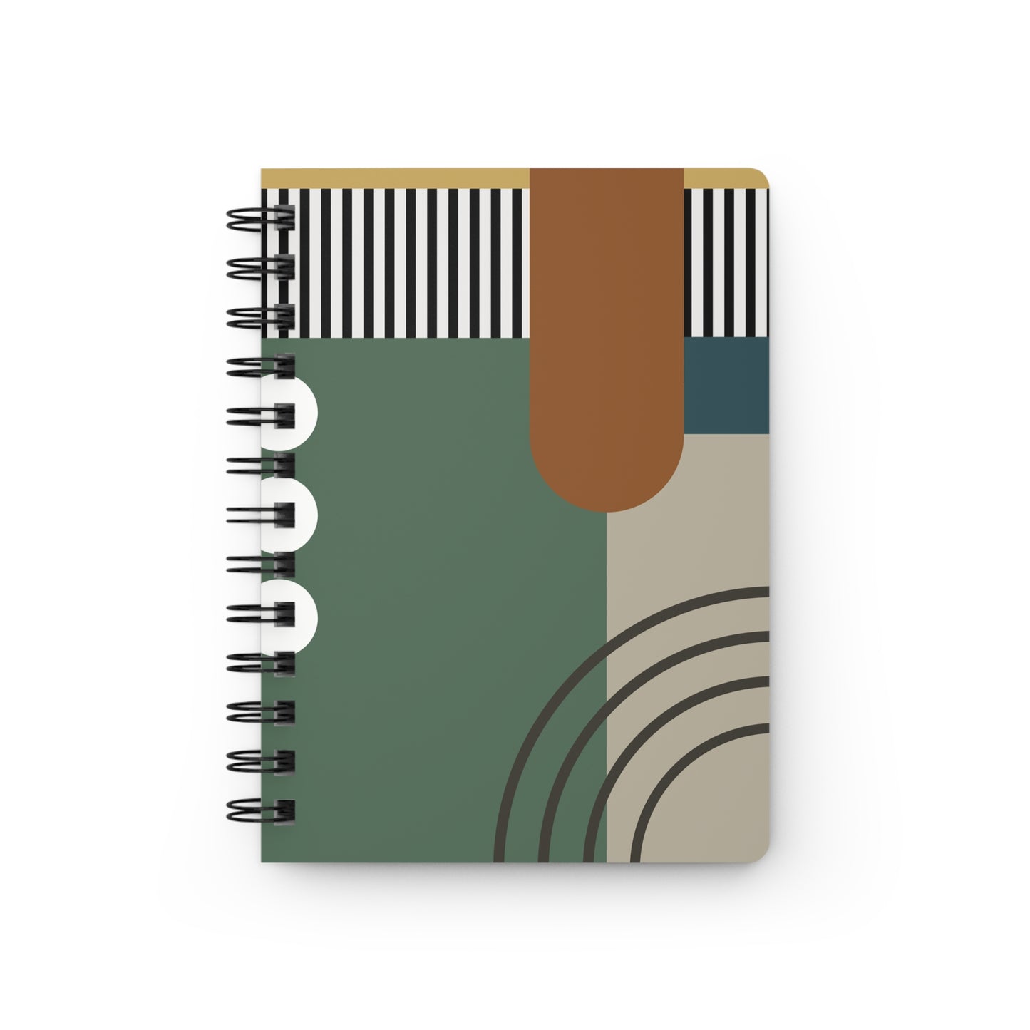 Abstract Bauhaus Style Stationery | Earthy Modern Geometric Design