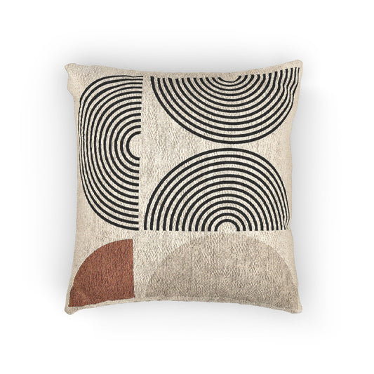 Geometric Harmony – Woven Throw Pillow